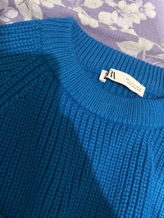 Jersey Zara Azul Talla Única
