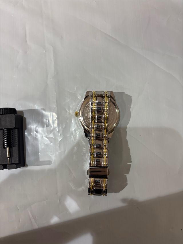 Reloj AMOR dorado y plateado