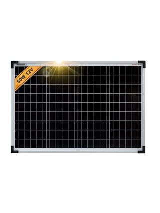 Panel Solar 50W 12V Monocristalino