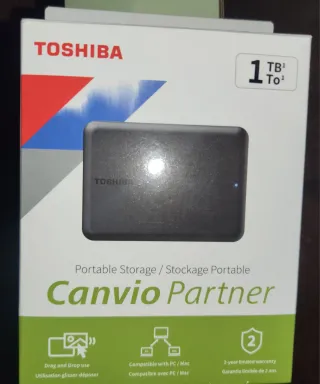 Disco Duro Externo Toshiba Canvio 1TB