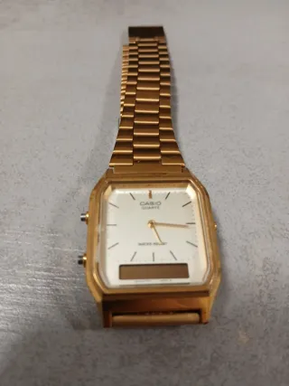 Reloj Casio Dorado Analógico-Digital