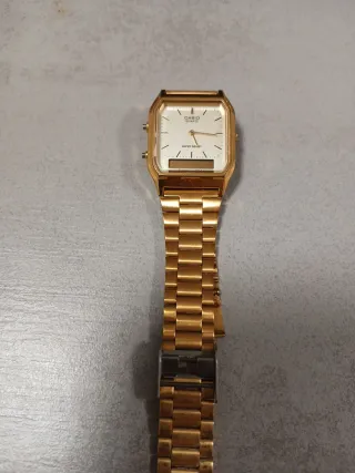 Reloj Casio Dorado Analógico-Digital