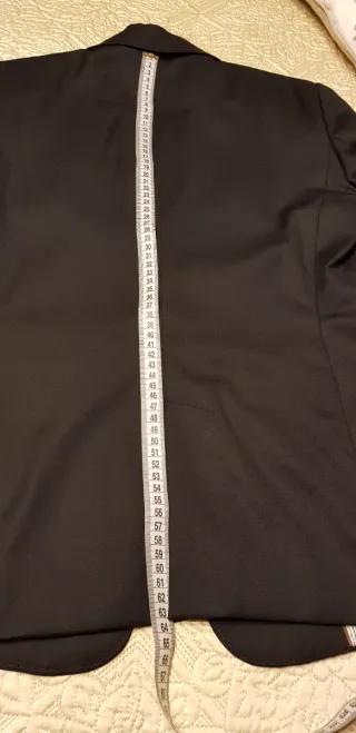 Traje Lana Negro Massimo Dutti