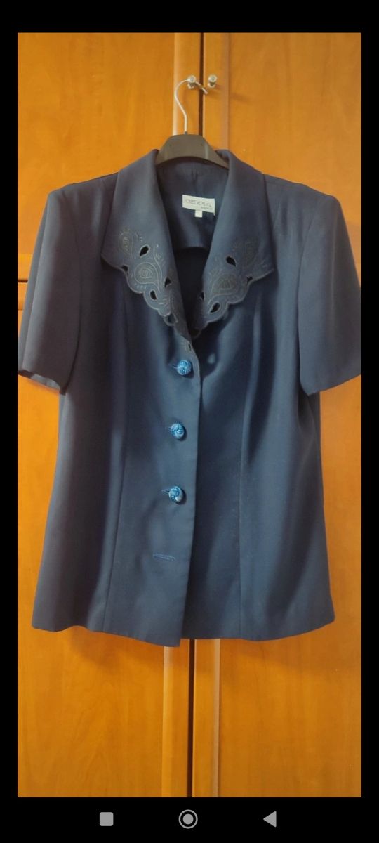 Traje de chaqueta azul marino CREdenZA talla XL