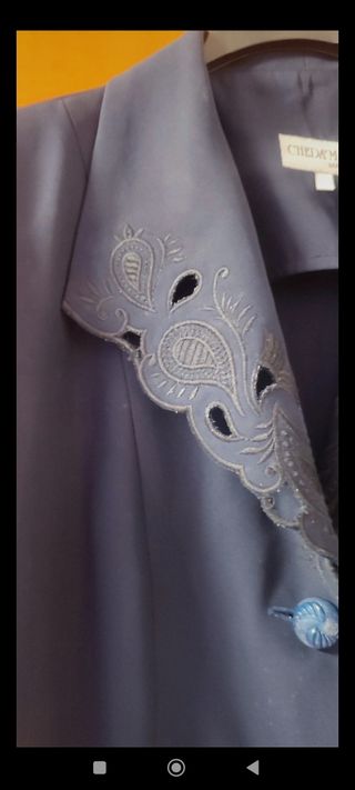 Traje de chaqueta azul marino CREdenZA talla XL