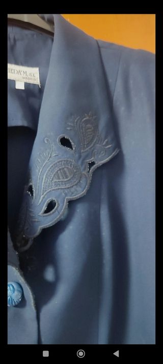 Traje de chaqueta azul marino CREdenZA talla XL