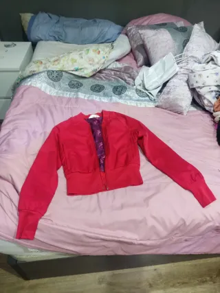 Sudadera Adidas Roja y Morada
