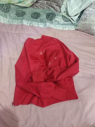 Sudadera Adidas Roja y Morada