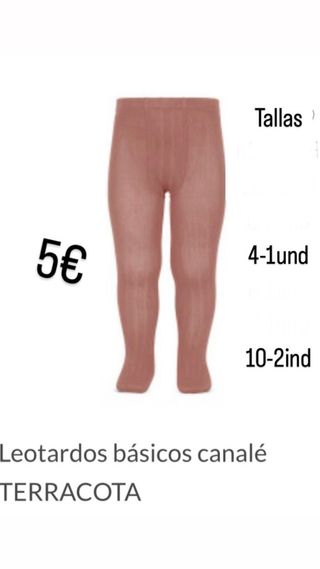 Leotardos canalé terracota cóndor