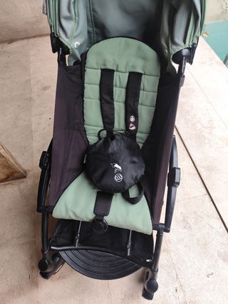 Carrito Yoyo Verde con Impermeable y Bolsa