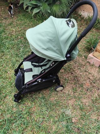 Carrito Yoyo Verde con Impermeable y Bolsa