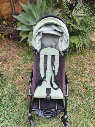 Carrito Yoyo Verde con Impermeable y Bolsa