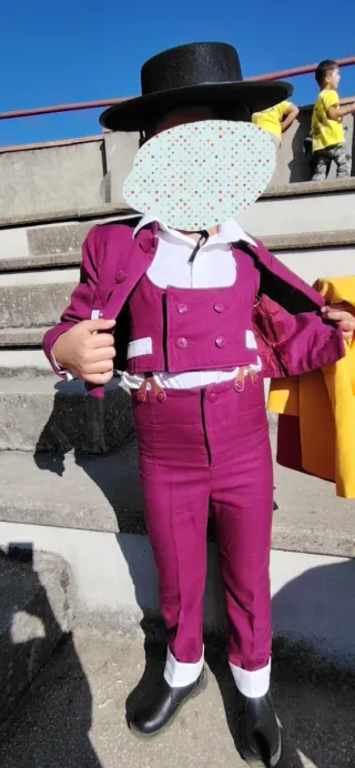 Traje campero niño 7/8 años