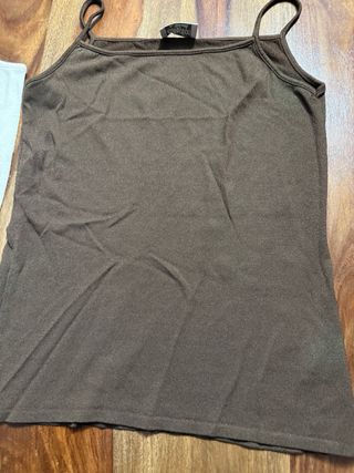 Cardigan senape misto lana merinos + 2 canotte