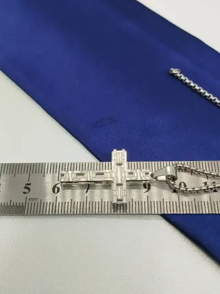 Collar Cruz Acero Inoxidable