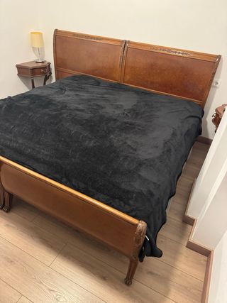 Cama Imperio Caoba Cisnes 160x200