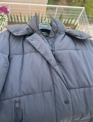 Abrigo plumífero Zara azul marino