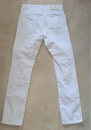 Vaqueros Scotch Shrunk blancos