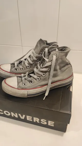 Converse All Star Gris Talla 37
