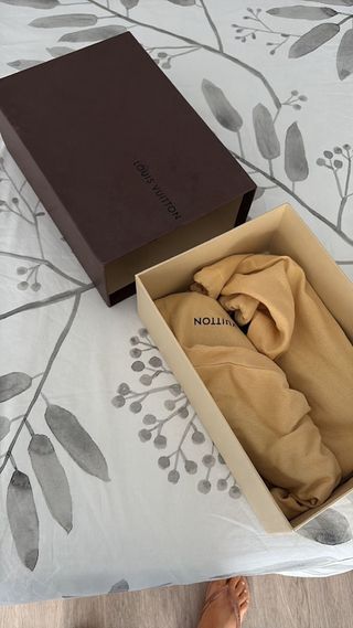Manoletinas Louis Vuitton Marrón Beige