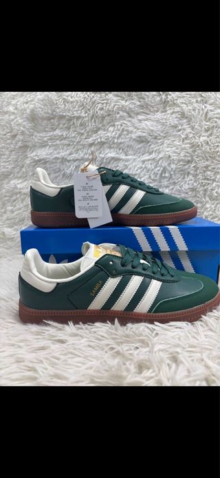 Adidas Samba Verde y Blanco