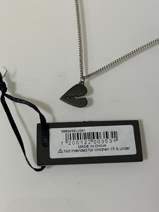 Collana AllSaints cuore argento 925