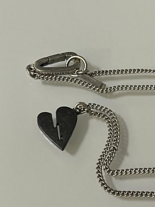 Collana AllSaints cuore argento 925