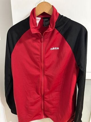 Chaqueta Adidas Roja y Negra Talla S/M