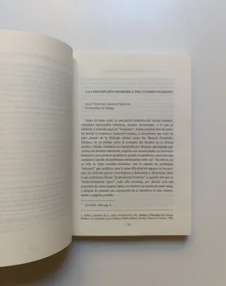 Unidad y pluralidad del cuerpo humano.