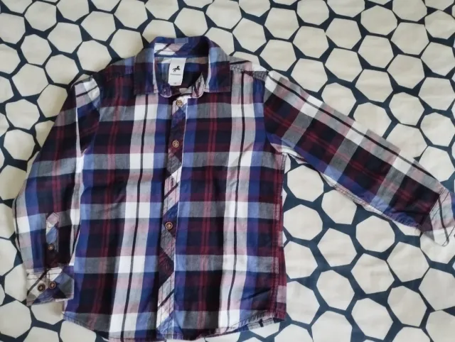 Camisa de cuadros para niño. Palomino
