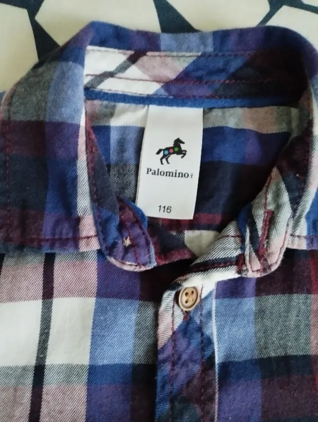 Camisa de cuadros para niño. Palomino