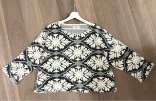 Pullover oversize ONLY con fantasia geometrica
