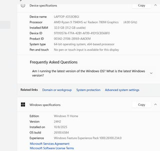 Asus TUF A15 Ryzen9 7940HS RTX4070 32GB 1TB SSD