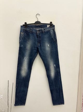 Jeans Diesel Uomo Slim Fit Blu Taglia 33