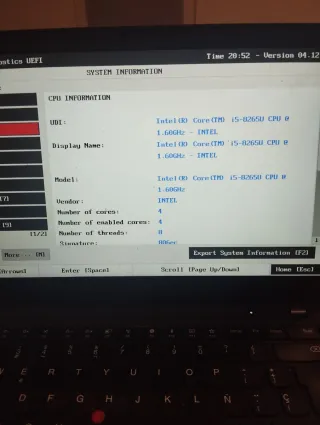 Portátil Lenovo T490