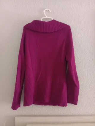 Jersey mujer cuello vuelto talla L