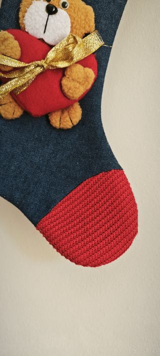 Calza Natale Orsetto Peluche halloween idea regalo