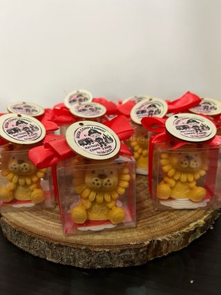 Bomboniere leoncini cera di soia 10 pezzi