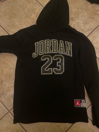 Sudadera Jordan 23 Negra para niños entre 13-15a