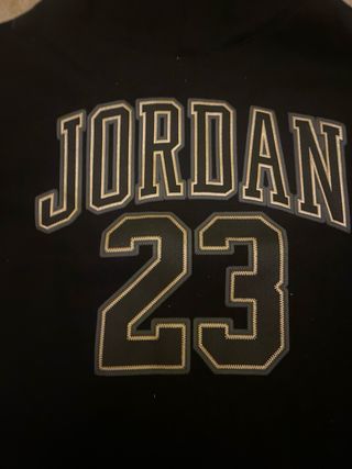 Sudadera Jordan 23 Negra para niños entre 13-15a
