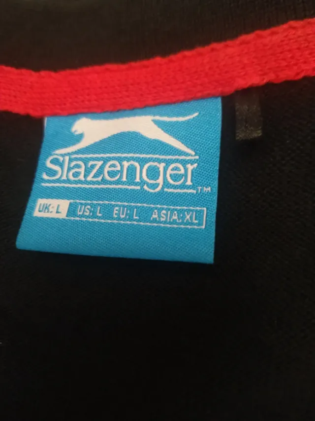 Chaleco Slazenger Argyle Negro Azul Gris