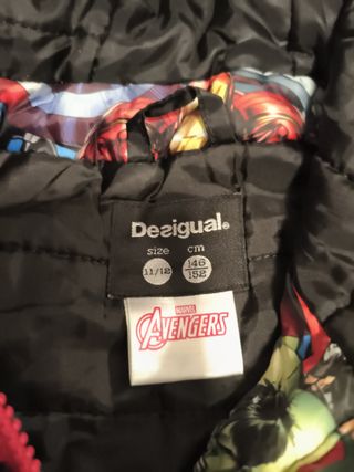 Chaqueta Desigual Avengers Talla 11/12 - 146/152cm