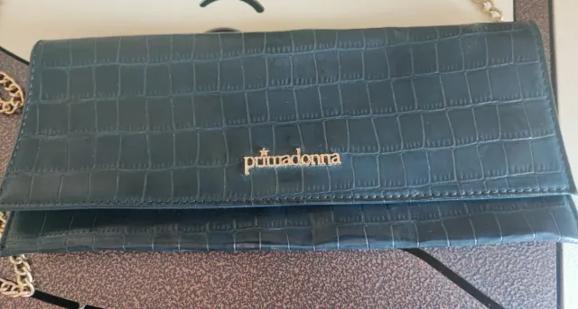 Pochette Primadonna con tracolla nera