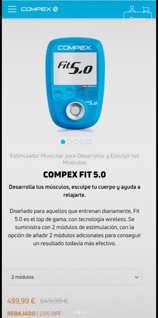 ¡Electro-Magia! Compex FIT 5.0 Sin Cables
