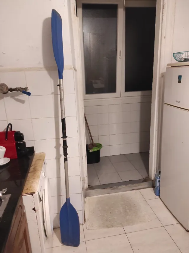 Pala de Kayak Azul Ajustable