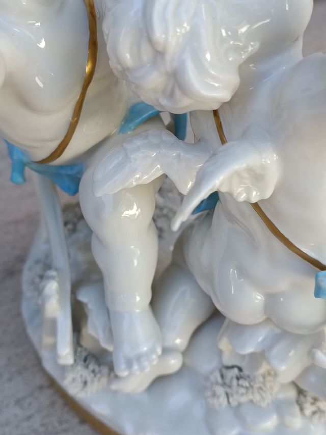 Figura Porcelana Algora Angelotes