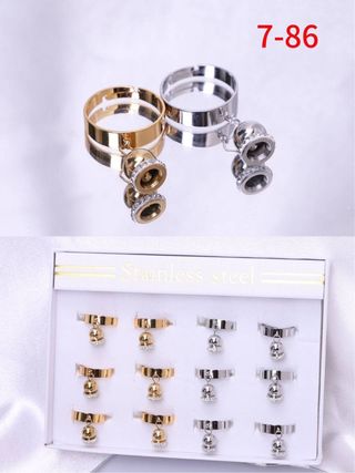 Anelli campanellini oro e argento