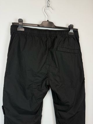 Black Stone Island cargo trousers