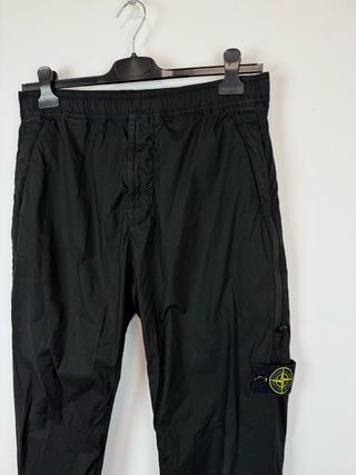Black Stone Island cargo trousers