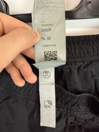 Black Stone Island cargo trousers